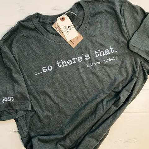 ...so there's that. Short Sleeve Tee Shirt, Crew Neck, Heather Military Green