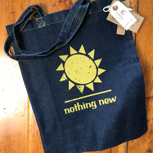 "nothing new" (under the sun) Vintage Style Denim Bag